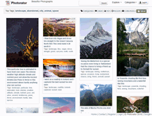 Tablet Screenshot of photorator.com